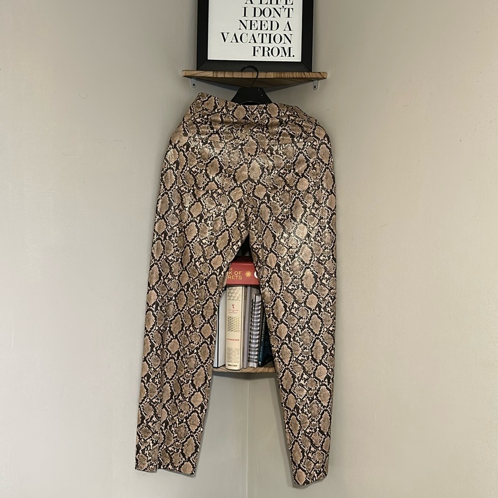 Faux Snake Python Print Zara Pants - Picture 4 of 5